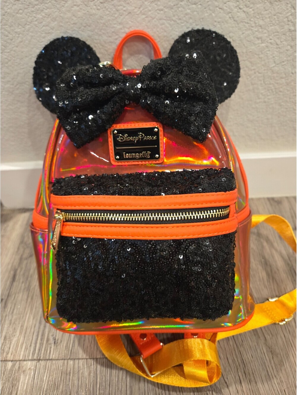 Disney Parks Loungefly Halloween Minnie Mouse Backpack